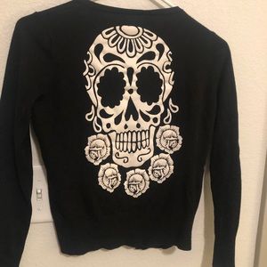 Sugar skull cardigan